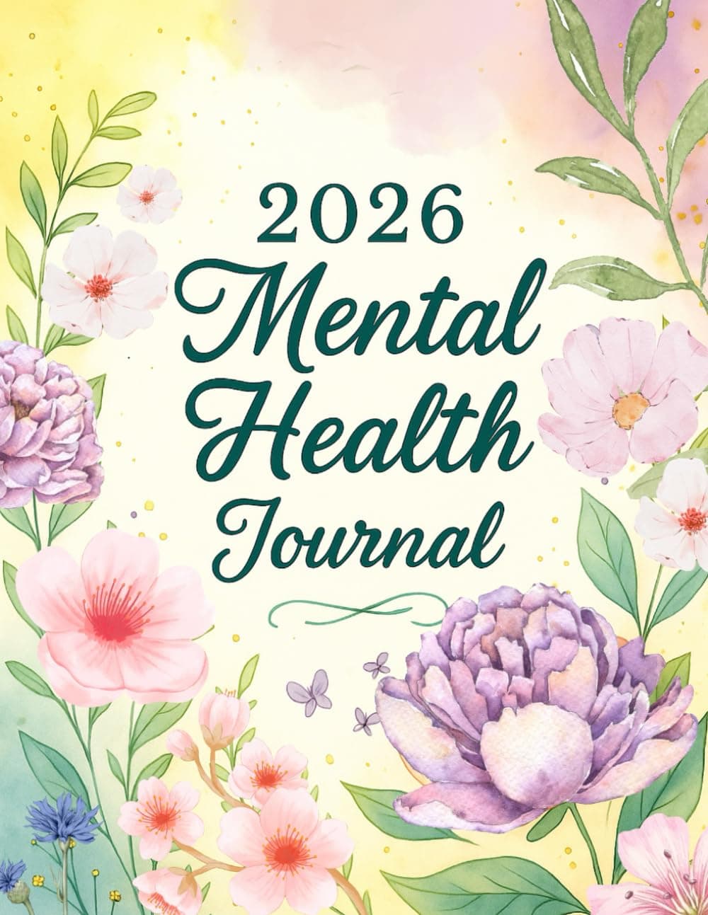 Cover of 2026 Mental Health Journal by Alina Krit