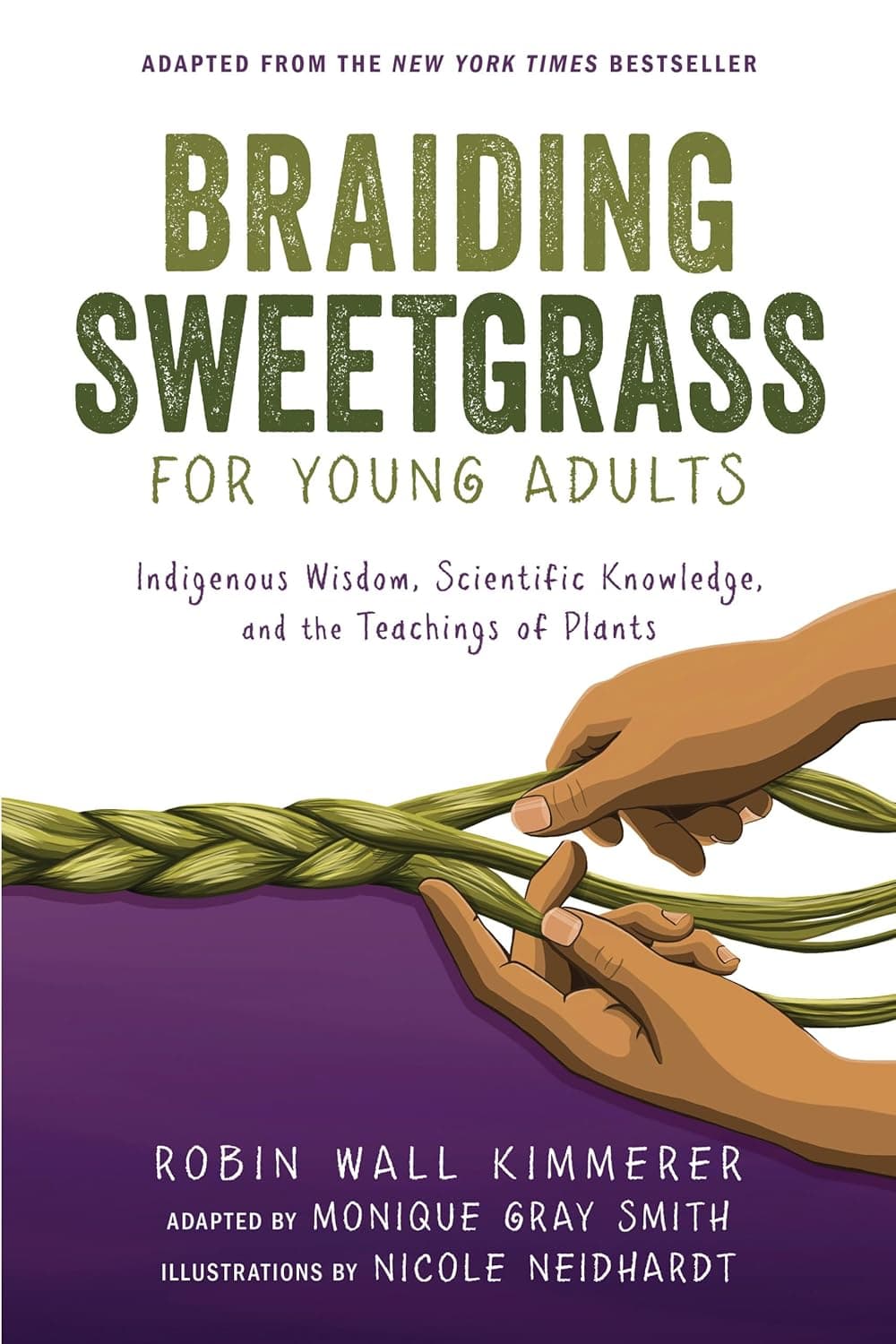 Cover of Braiding Sweetgrass by Robin Wall Kimmerer